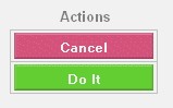 upload action buttons